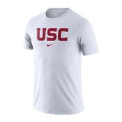 USC Trojans Men's Nike White Essential Wordmark T-Shirt